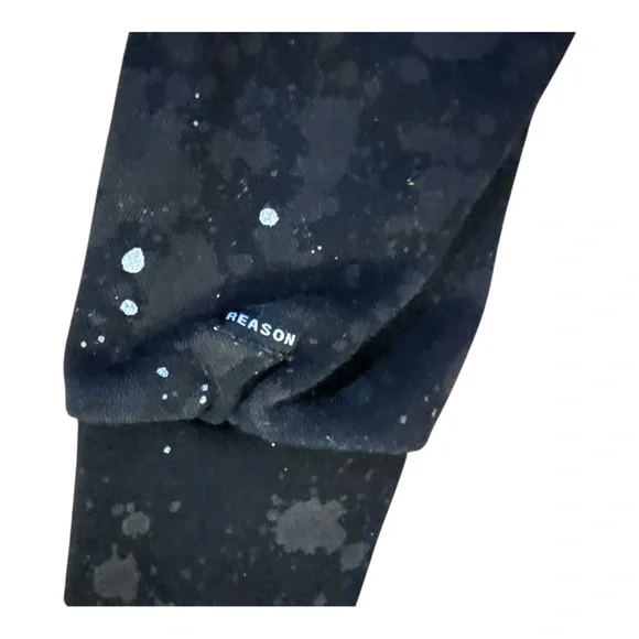 🔥 REASON CLOTHING BRAND MENS INDIAN CHIEF HEAD SKULL PAINT SPLASH HOODIE XL 🔥 - Picture 5 of 7